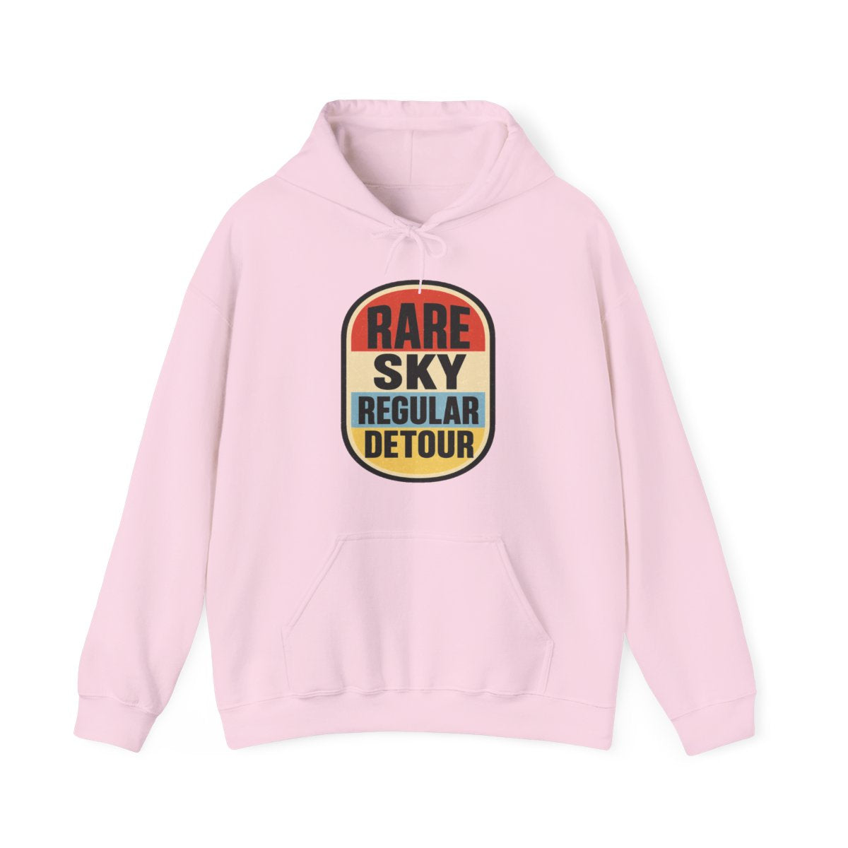 Rare Sky Regular Detour Hoodie in Light Pink