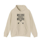 Receive and Let Receive Hoodie in Sand