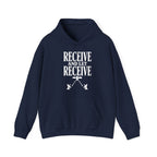 Receive and Let Receive Hoodie in Navy