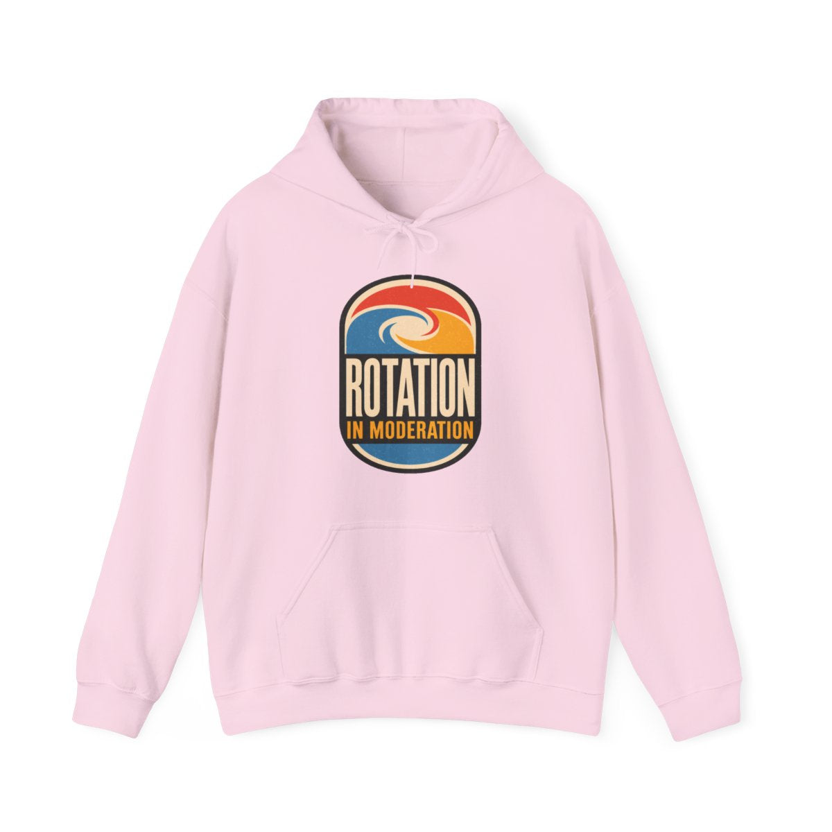 Rotation in Moderation Hoodie in Light Pink