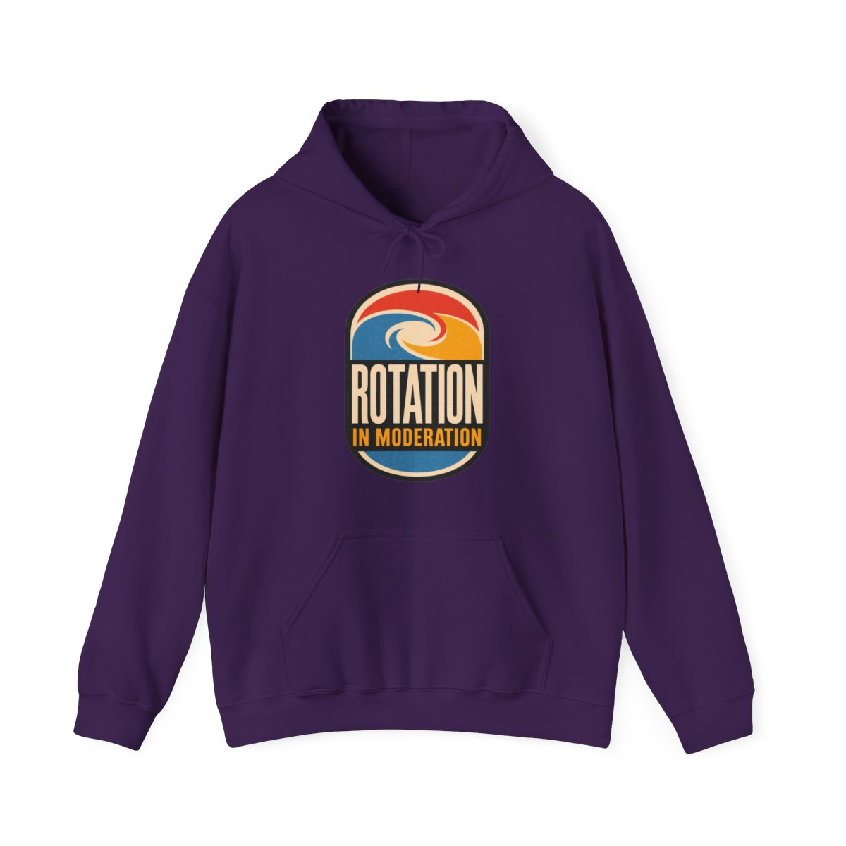 Rotation in Moderation Hoodie in Purple