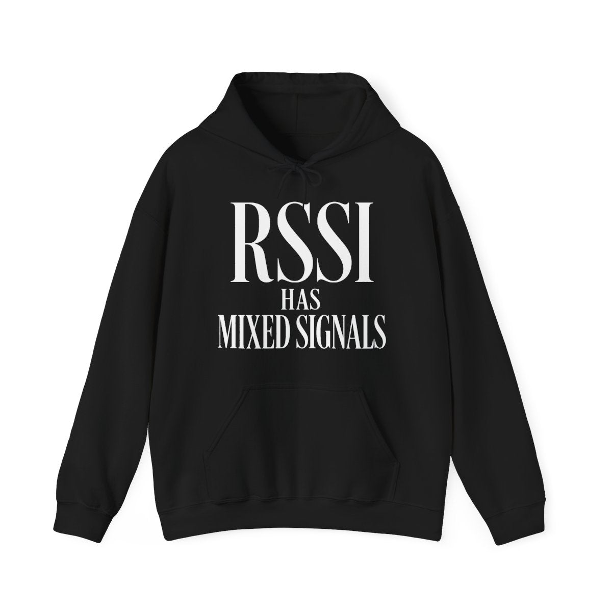 RSSI Has Mixed Signals Hoodie in Black
