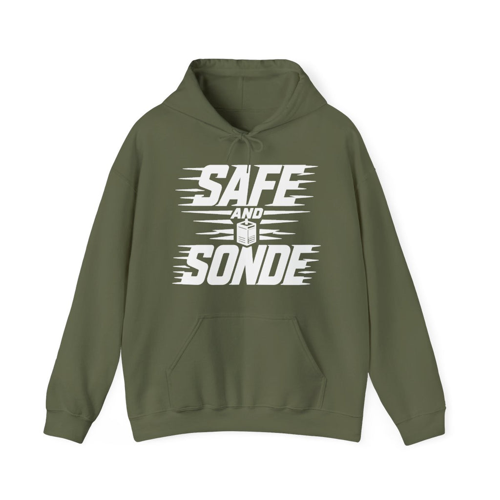 Safe and Sonde Hoodie in Military Green