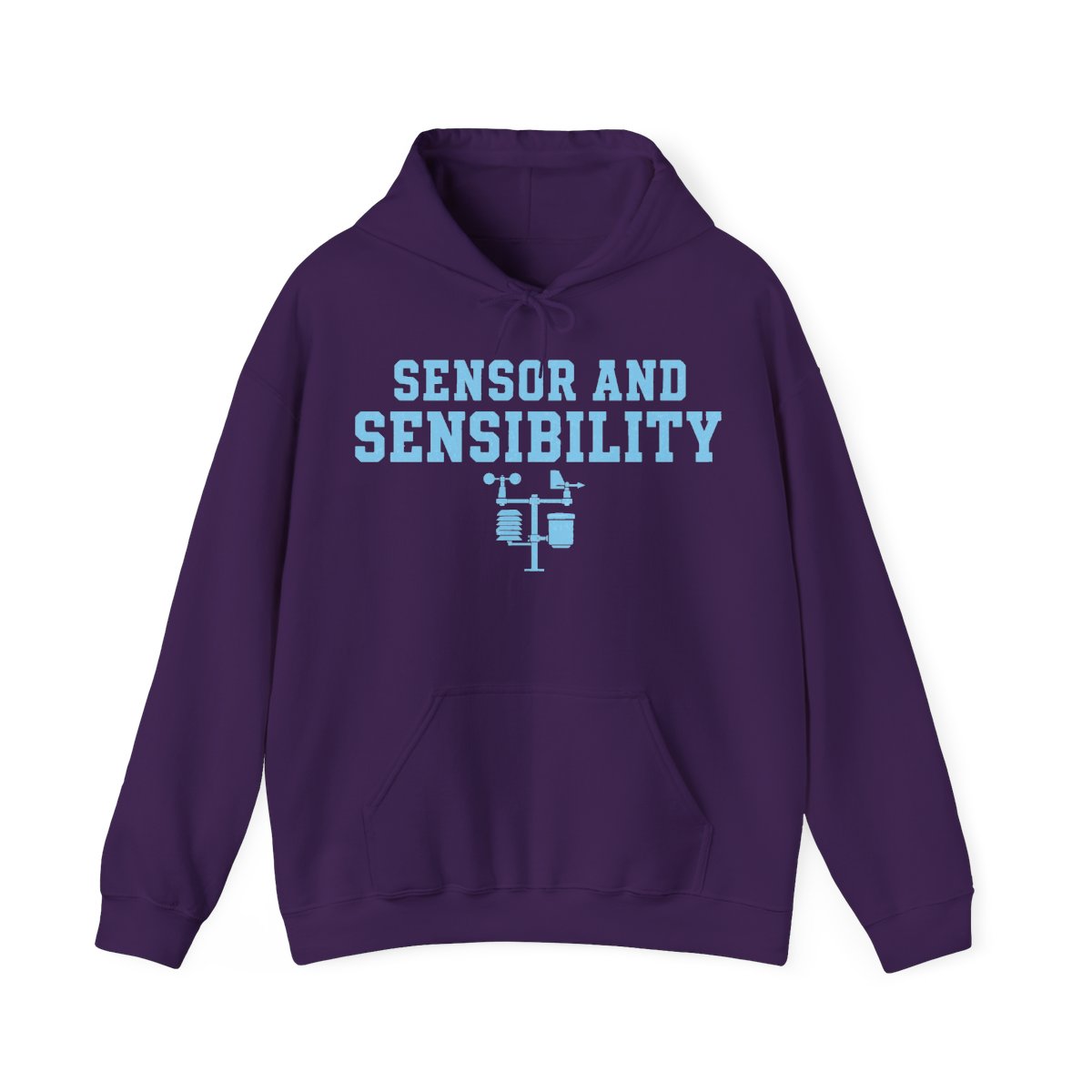 Sensor and Sensibility Hoodie in Purple