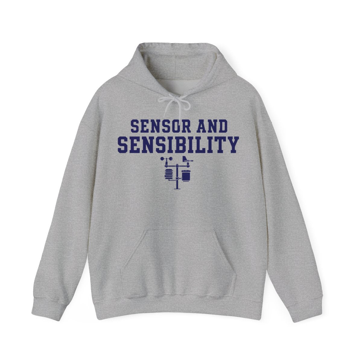 Sensor and Sensibility Hoodie in Sport Grey