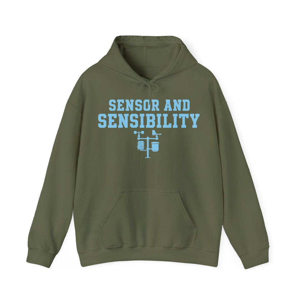 Sensor and Sensibility Hoodie in Military Green