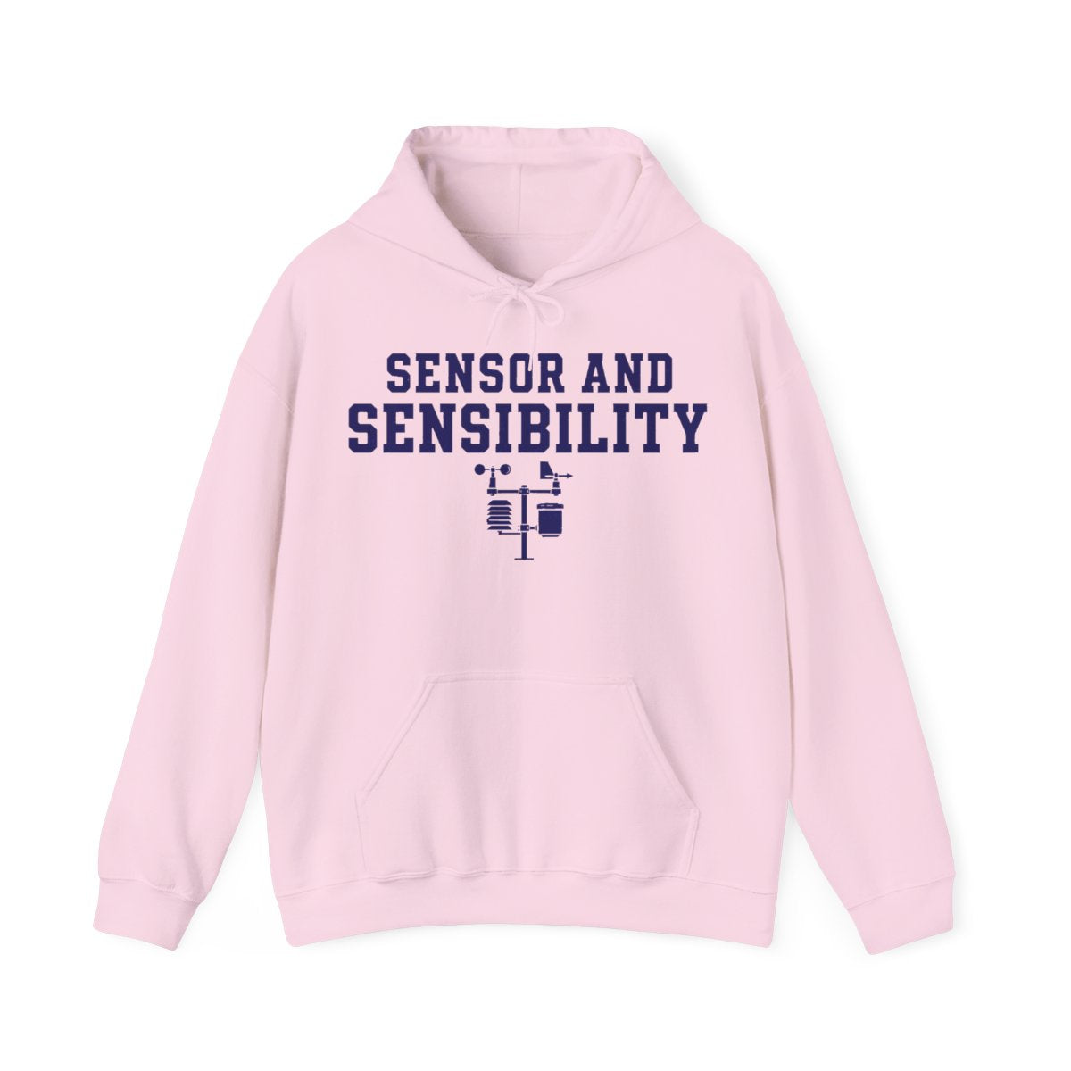 Sensor and Sensibility Hoodie in Light Pink