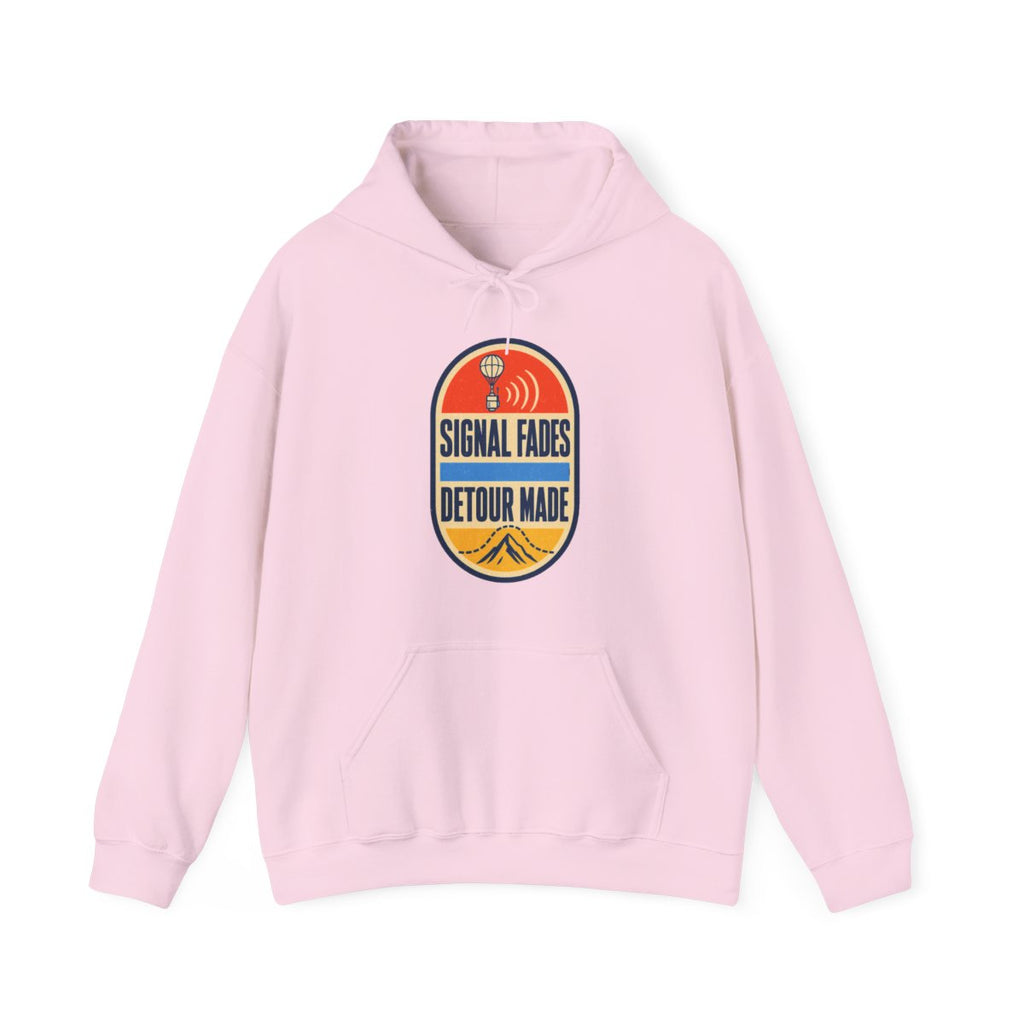 Signal Fades Detour Made Hoodie in Light Pink