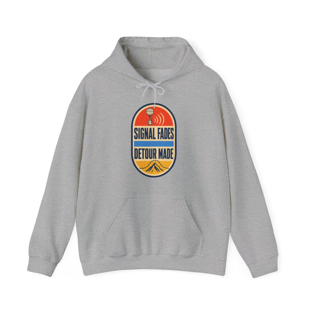 Signal Fades Detour Made Hoodie in Sport Grey