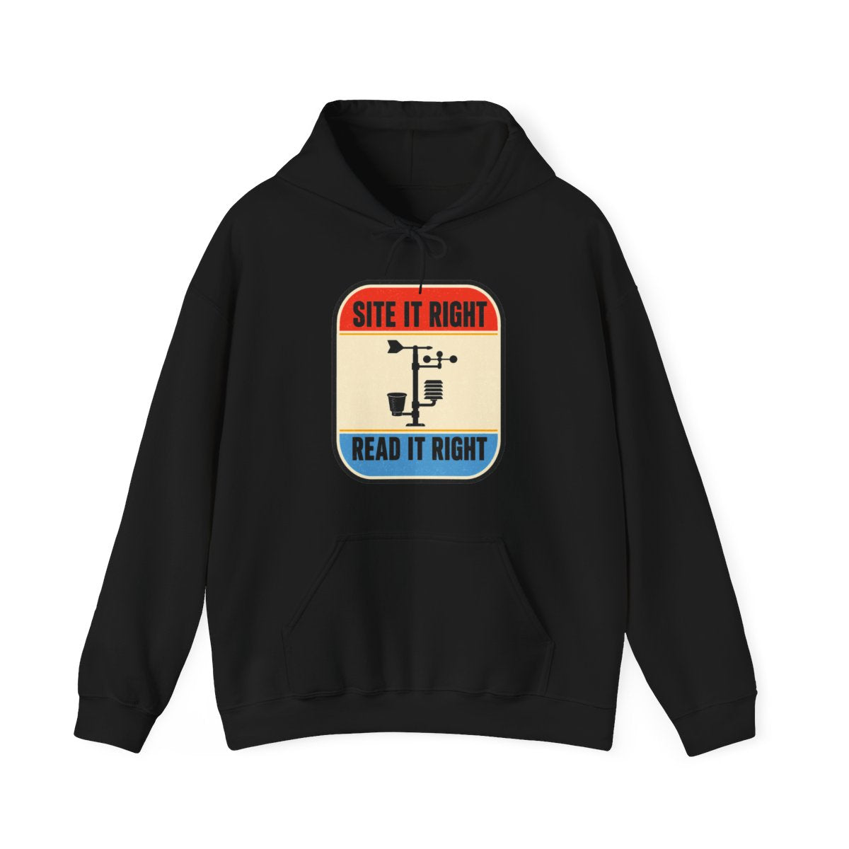 Site It Right Read It Right Hoodie in Black