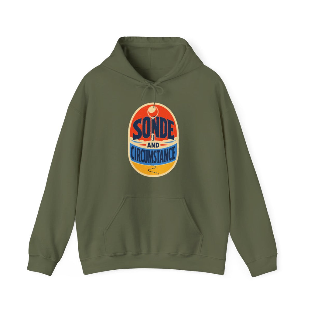 Sonde and Circumstance Hoodie in Military Green