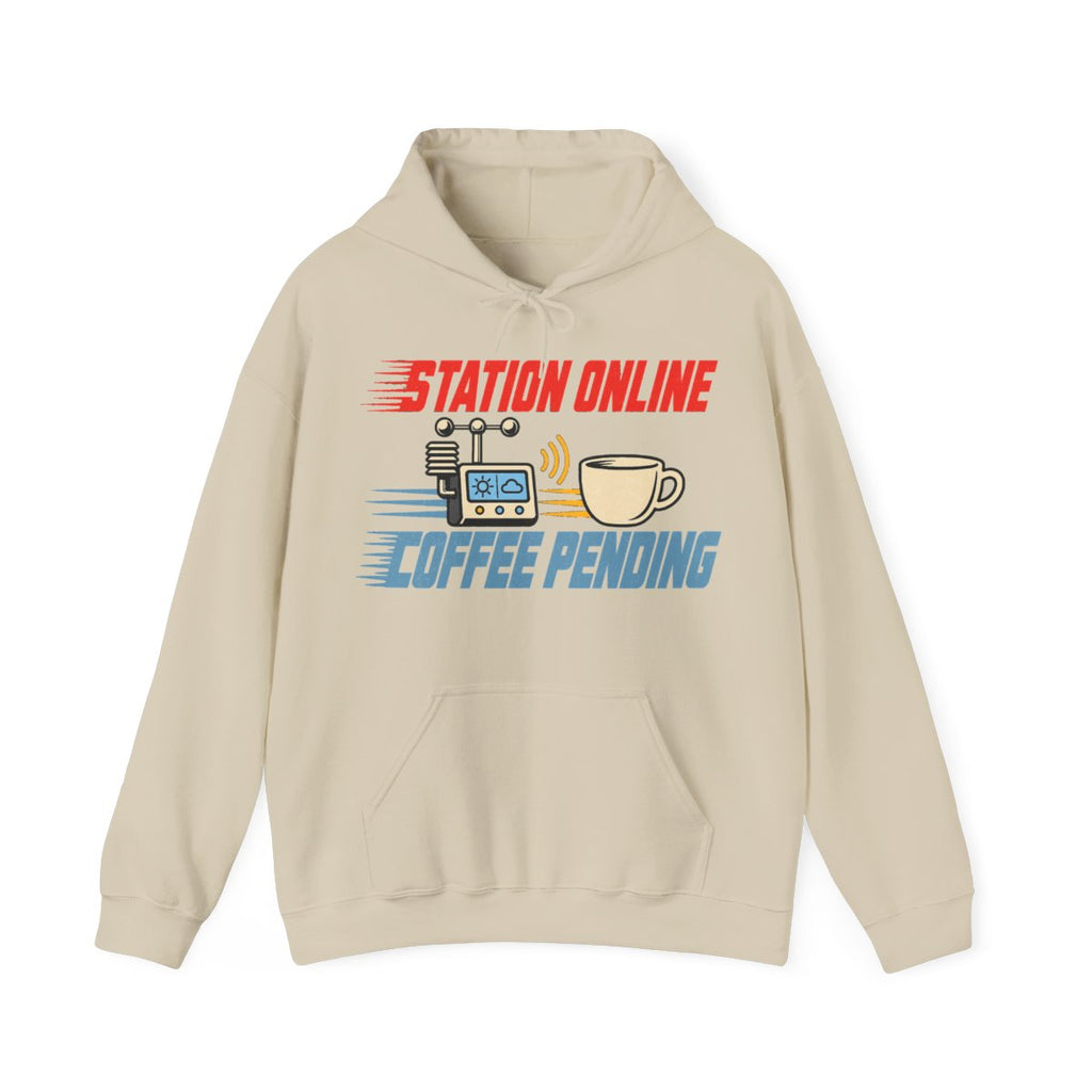 Station Online Coffee Pending Hoodie in Sand