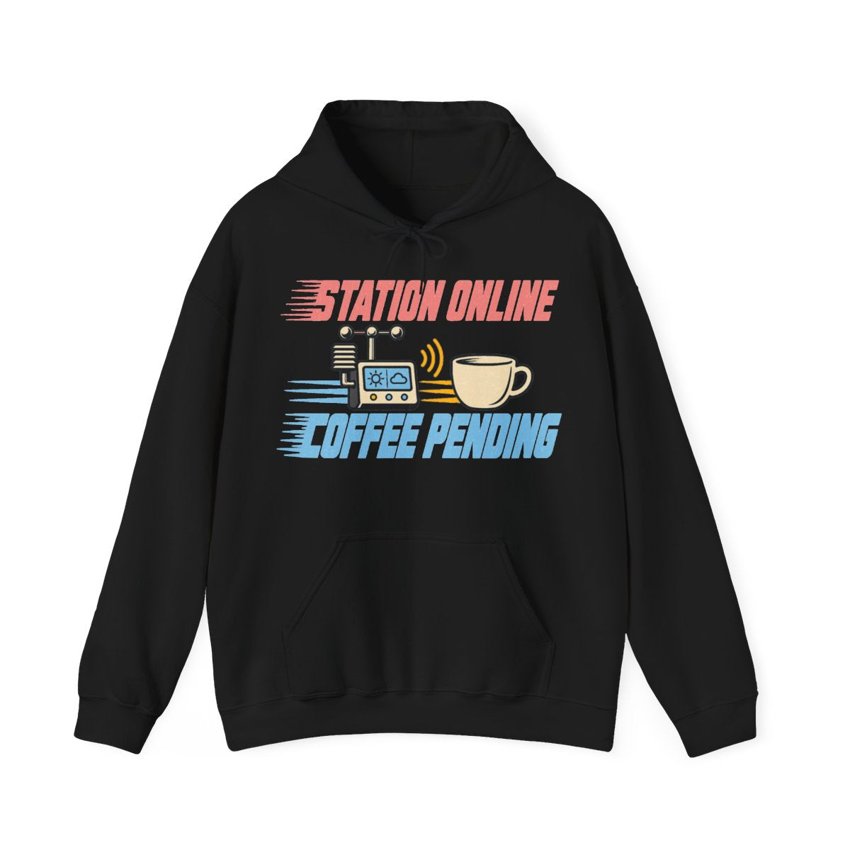 Station Online Coffee Pending Hoodie in Black