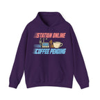 Station Online Coffee Pending Hoodie in Purple