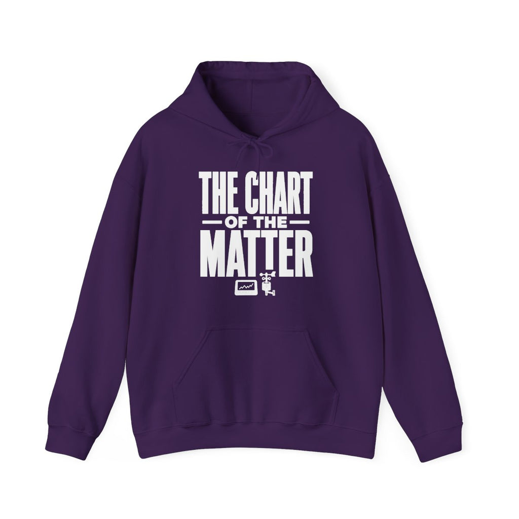 The Chart of the Matter Hoodie in Purple