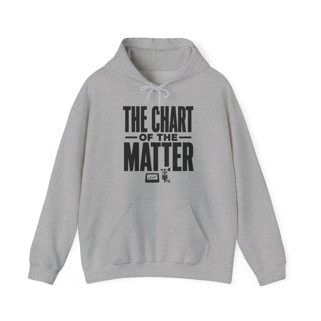 The Chart of the Matter Hoodie in Sport Grey