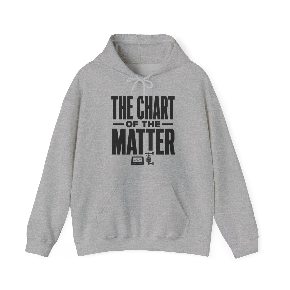 The Chart of the Matter Hoodie in Sport Grey