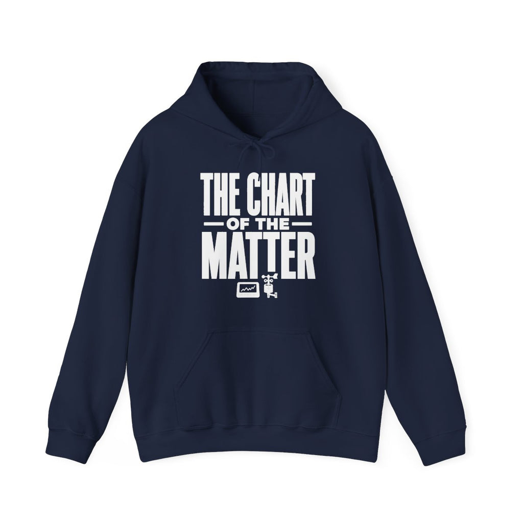 The Chart of the Matter Hoodie in Navy
