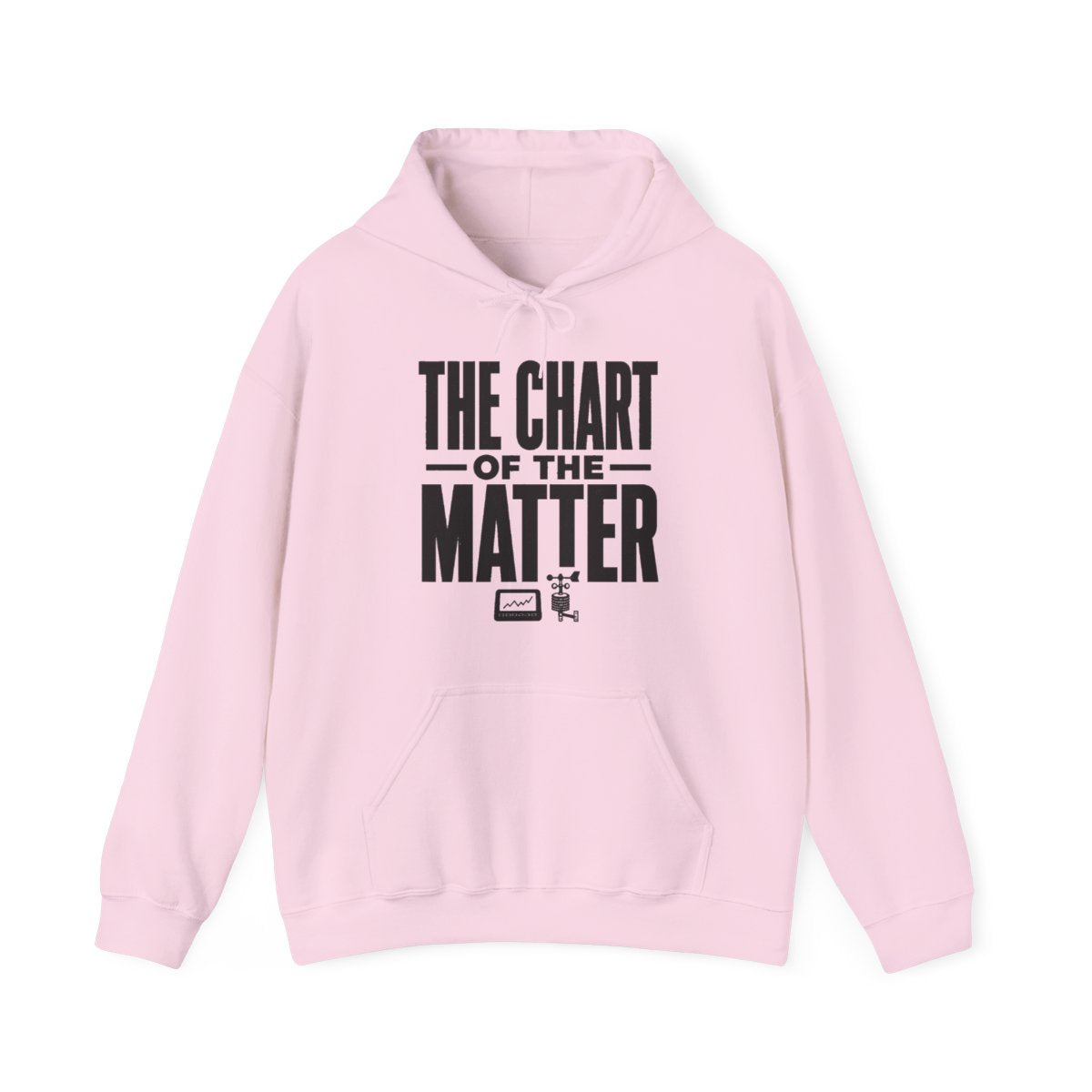 The Chart of the Matter Hoodie in Light Pink
