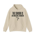 The Sensor Is an Unreliable Narrator Hoodie in Sand