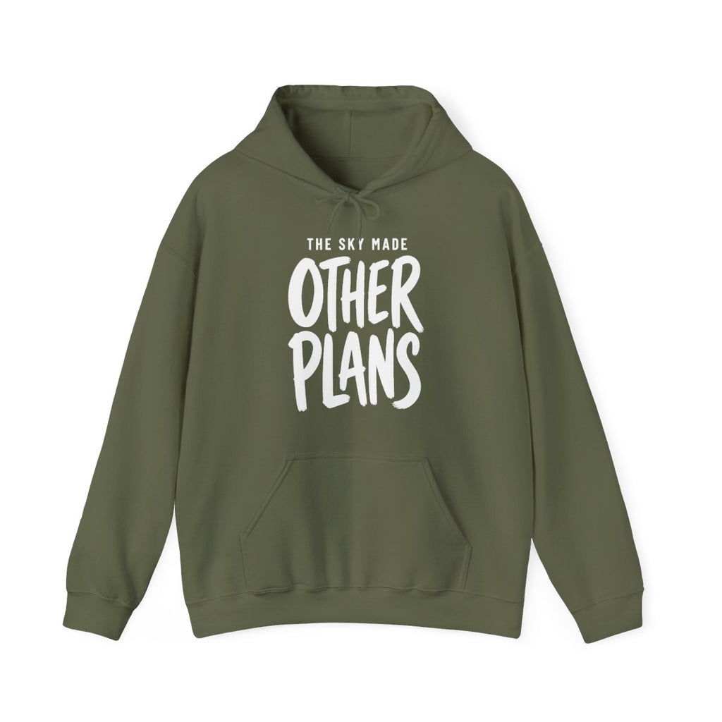 The Sky Made Other Plans Hoodie in Military Green