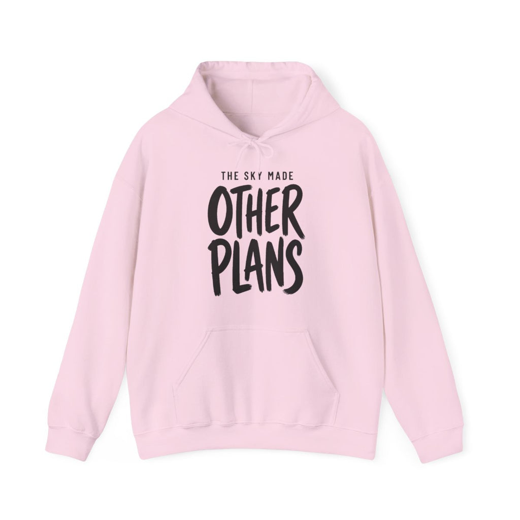 The Sky Made Other Plans Hoodie in Light Pink