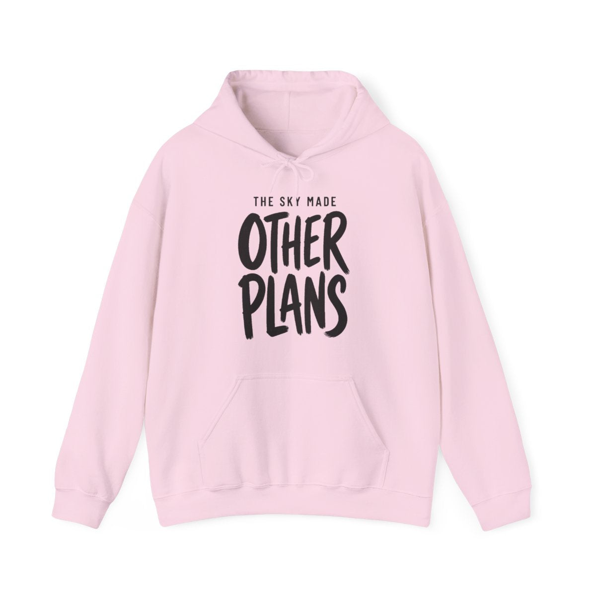 The Sky Made Other Plans Hoodie in Light Pink