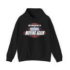 The Waterfall Is Moving Again Hoodie in Black