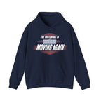 The Waterfall Is Moving Again Hoodie in Navy