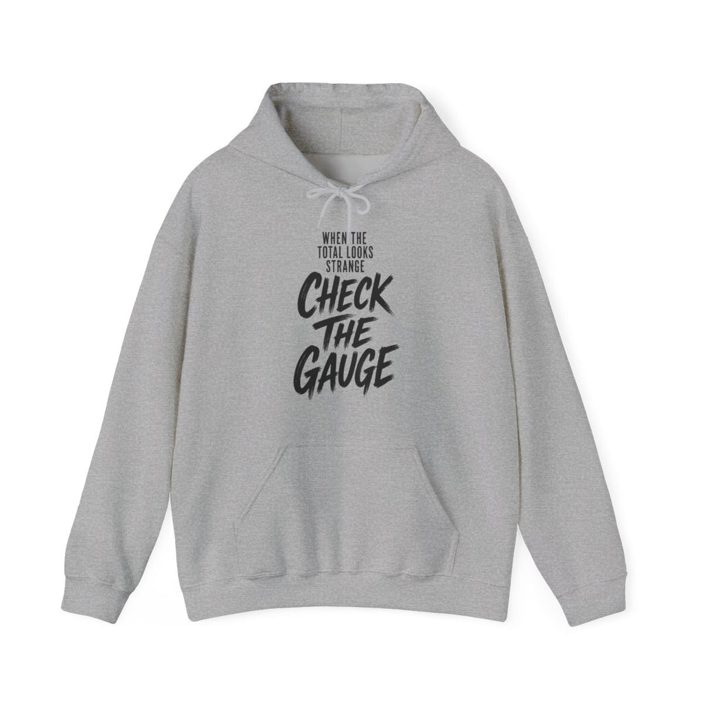When the Total Looks Strange Check the Gauge Hoodie in Sport Grey