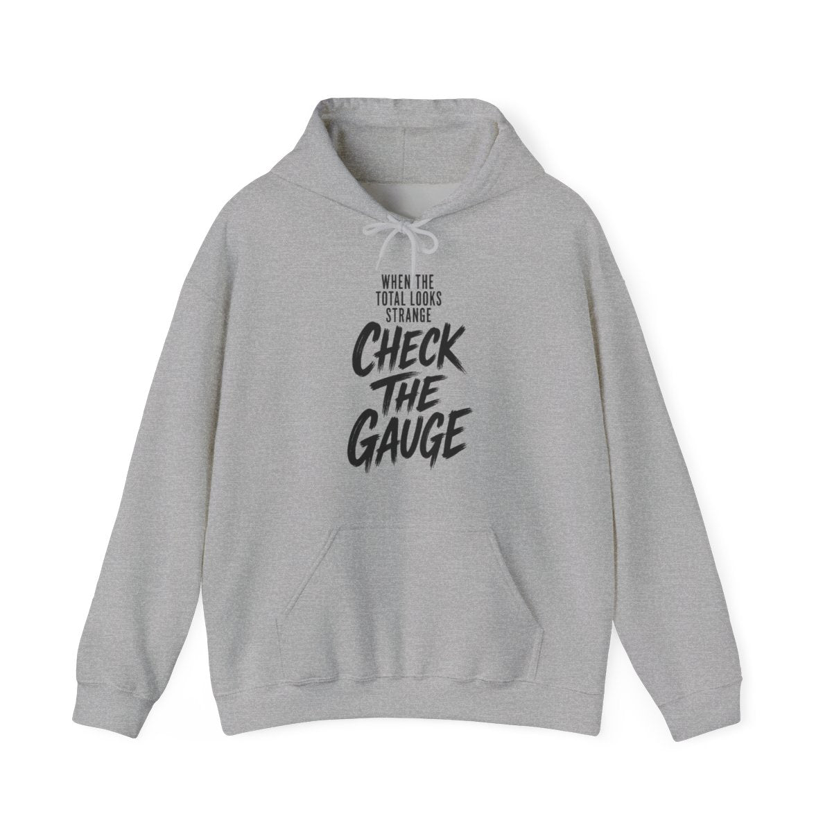 When the Total Looks Strange Check the Gauge Hoodie in Sport Grey