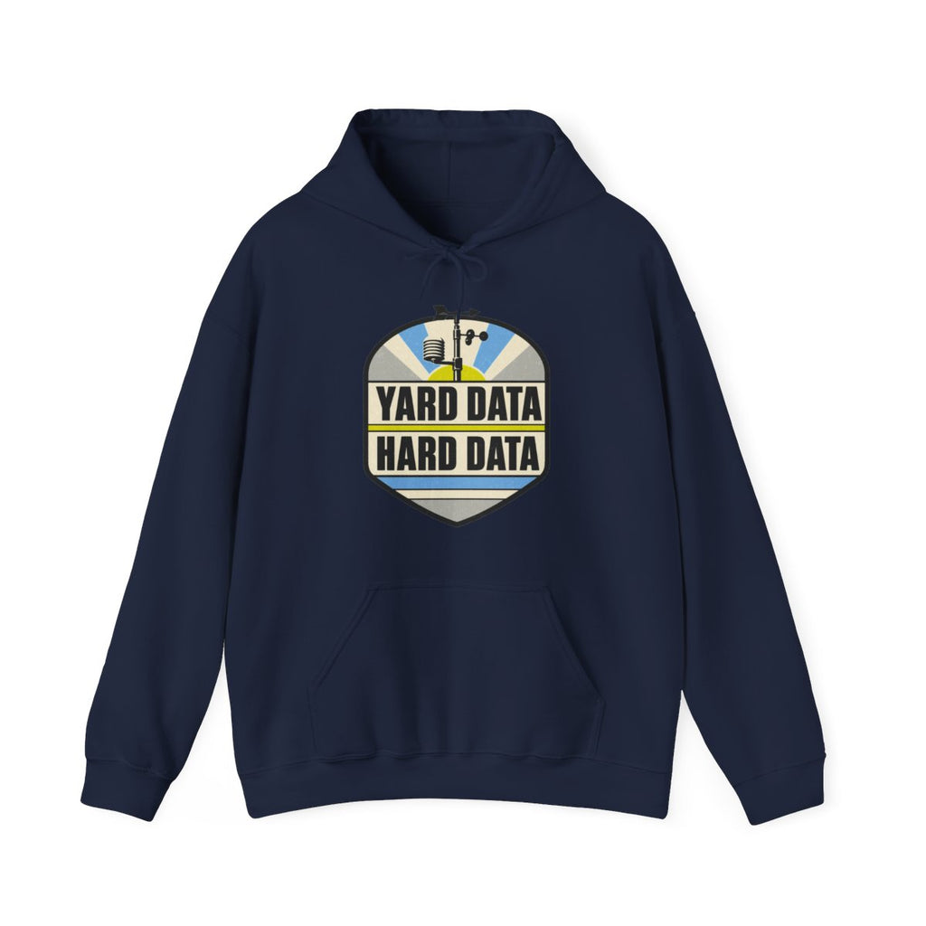 Yard Data Hard Data Hoodie in Navy