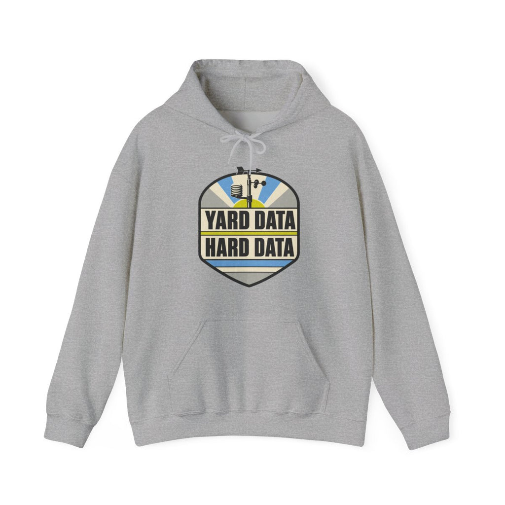 Yard Data Hard Data Hoodie in Sport Grey